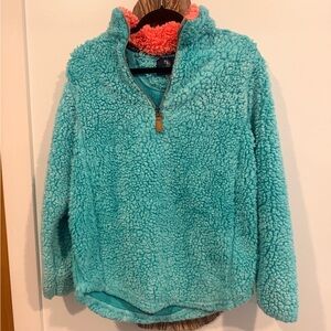 Simply Southern Aqua Sherpa Pullover